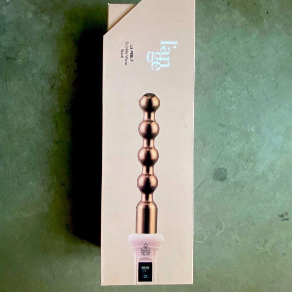 L’Ange Le Perle Bubble Wand Curling Iron Hair Tool